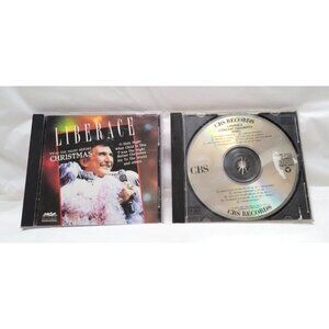 Vintage Lot of 2 Liberace Twas The Night Before Christmas & Concert Favorites CD